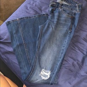 Women’s flare denim jeans